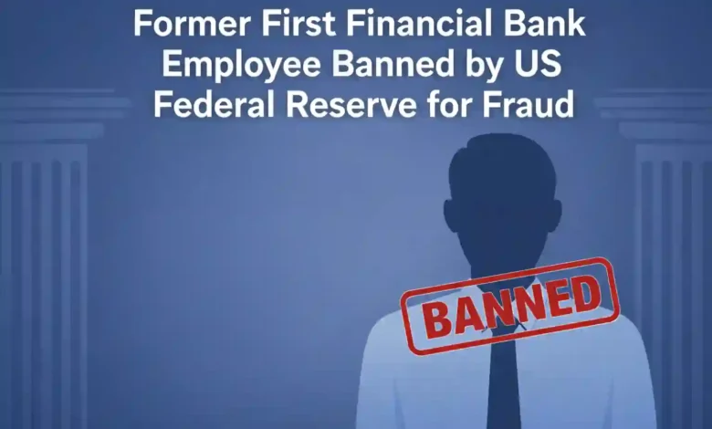 Former First Financial Bank Employee Banned by US Federal Reserve for Fraud
