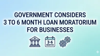 Government Considers 3 to 6 Month Loan Moratorium for Businesses