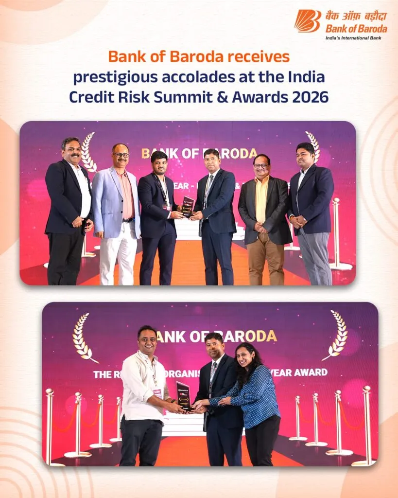 Bank of Baroda wins 2 awards at India Credit Risk Summit and Awards 2026
