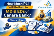How much PLI will be paid to MD&EDs of Canara Bank?