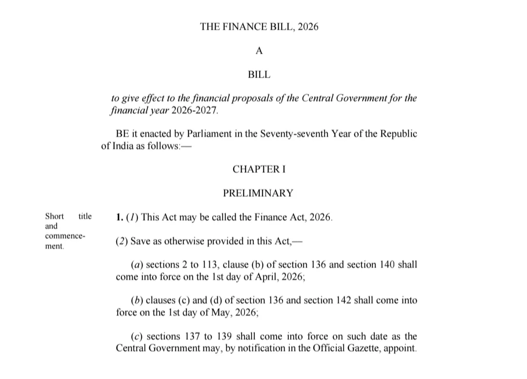 Finance Bill 2026 PDF