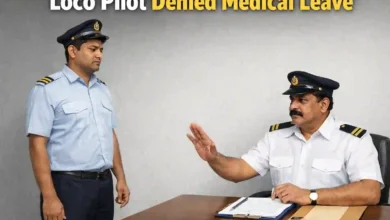 Loco Pilot Undresses Before Senior Officer After Being Denied Medical Leave