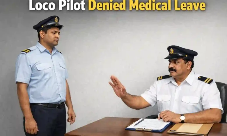 Loco Pilot Undresses Before Senior Officer After Being Denied Medical Leave