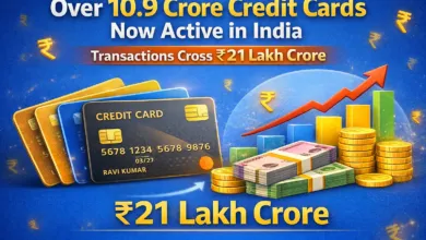 Over 10.9 Crore Credit Cards Now Active in India, Transactions Cross Rs.21 Lakh Crore