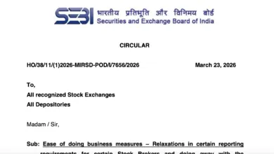 SEBI Relaxes Reporting Rules for Stock Brokers to Improve Ease of Doing Business