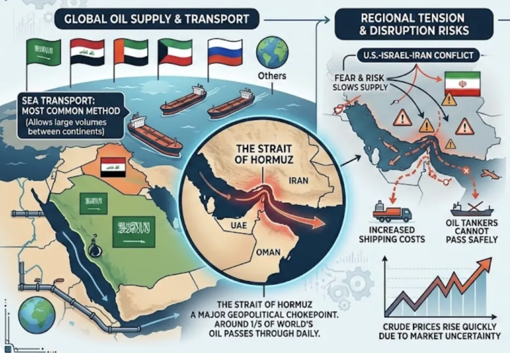 How Israel Iran war will impact Crude Oil Supply?