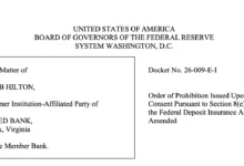 US takes enforcement actions against Two Bank Employees