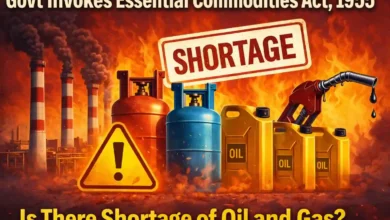 Govt invokes Essential Commodities Act 1955? Is there shortage of Oil and Gas?