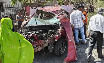 Newly Joined Bank POs met with Accident in Jhabua MP