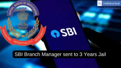 SBI Branch Manager sent to 3 Years Jail