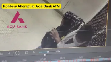 Cash Loot Attempt at Axis Bank ATM in Meerut