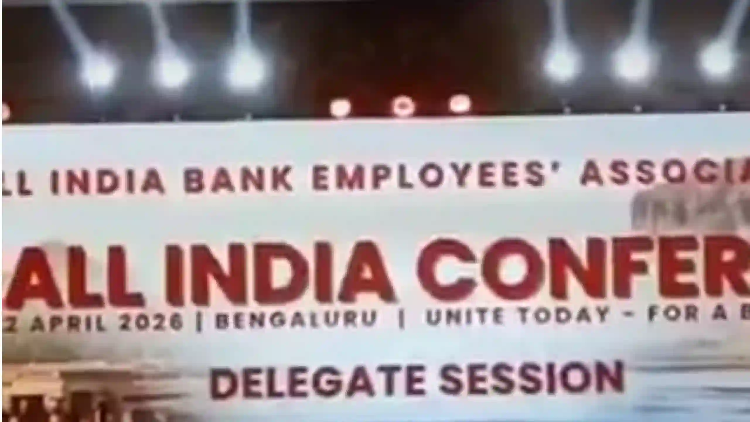 AIBEA 30th conference ended in Chaos in Bengaluru