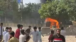 Protest by Workers in Noida