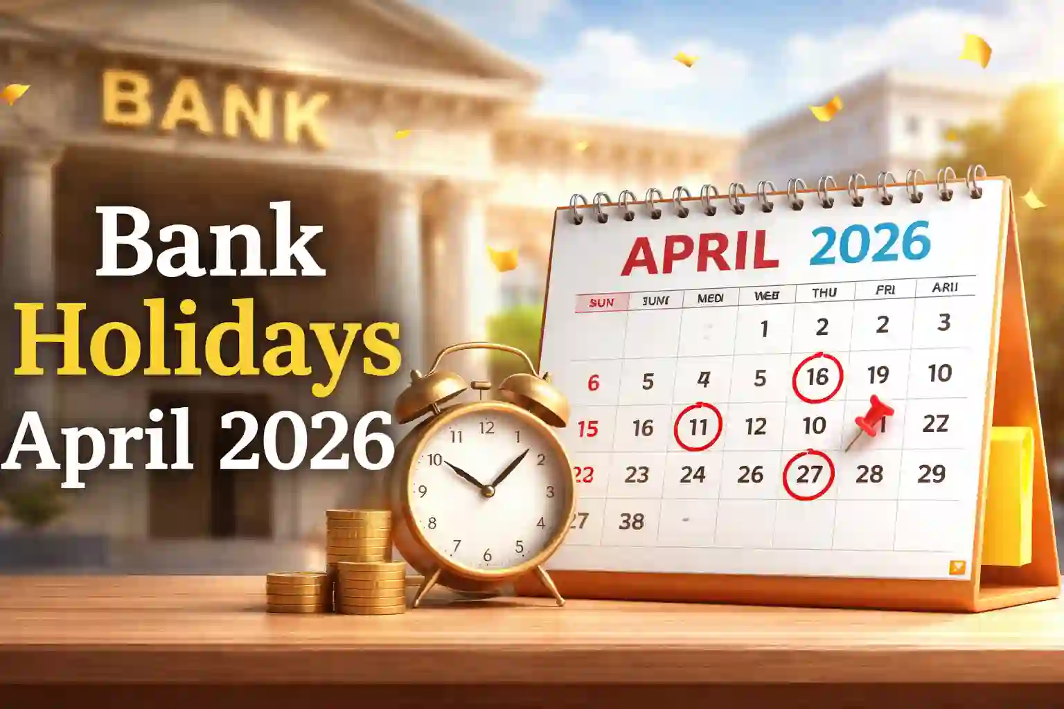 Bank Holidays April 2026: Check Complete List of State Wise Bank Holidays in April 2026