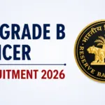 Reserve Bank of India (RBI) Grade B Officer Recruitment 2026 Notification Out for 60 Posts