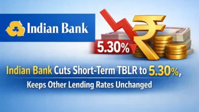 Indian Bank Cuts Short-Term TBLR to 5.30%, Keeps Other Lending Rates Unchanged