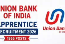 Union Bank of India Apprentice Recruitment 2026 Notification PDF Out