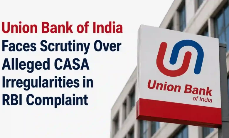 Union Bank of India Faces Scrutiny Over Alleged CASA Irregularities in RBI Complaint