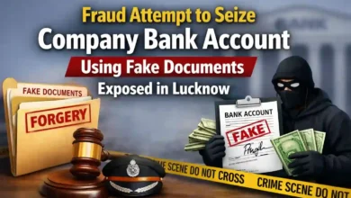 Fraud Attempt to Seize Company Bank Account Using Fake Documents Exposed in Lucknow