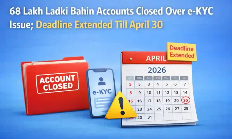 68 Lakh Ladki Bahin Accounts Closed Over e-KYC Issue; Deadline Extended Till April 30