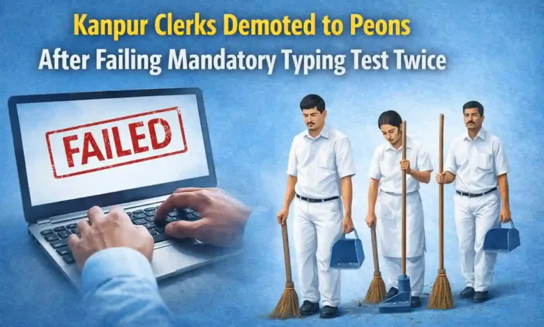 Kanpur Clerks Demoted to Peons After Failing Mandatory Typing Test Twice