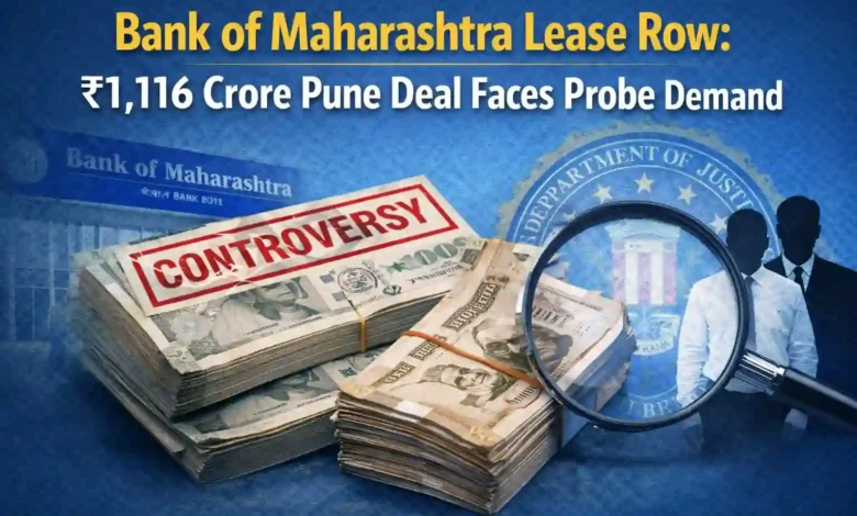 Bank of Maharashtra Lease Row: ₹1,116 Crore Pune Deal Faces Probe Demand