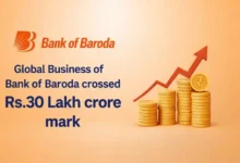 Global Business of Bank of Baroda crossed Rs.30 Lakh crore mark
