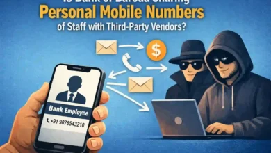 Is Bank of Baroda Sharing Personal Mobile Numbers of Staff with Third-Party Vendors?