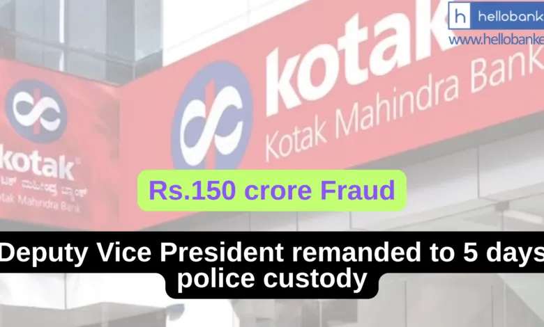 Kotak Bank Deputy Vice President remanded to 5 days police custody