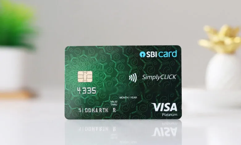 SBI SimplyCLICK credit card
