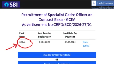 SBI Vacancy Out for Group Chief Economic Advisor