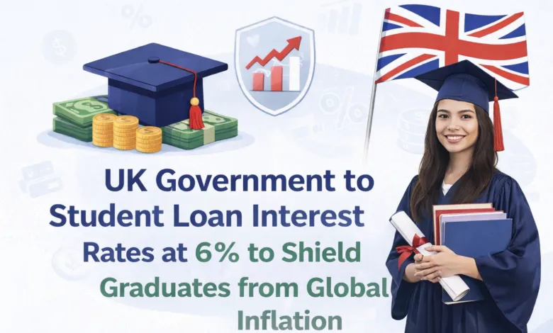 UK Government to Cap Student Loan Interest Rates at 6% to Shield Graduates from Global Inflation