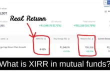 What is XIRR in mutual funds?