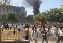 Protest by Workers in Noida