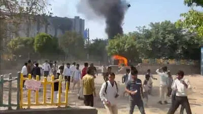 Protest by Workers in Noida