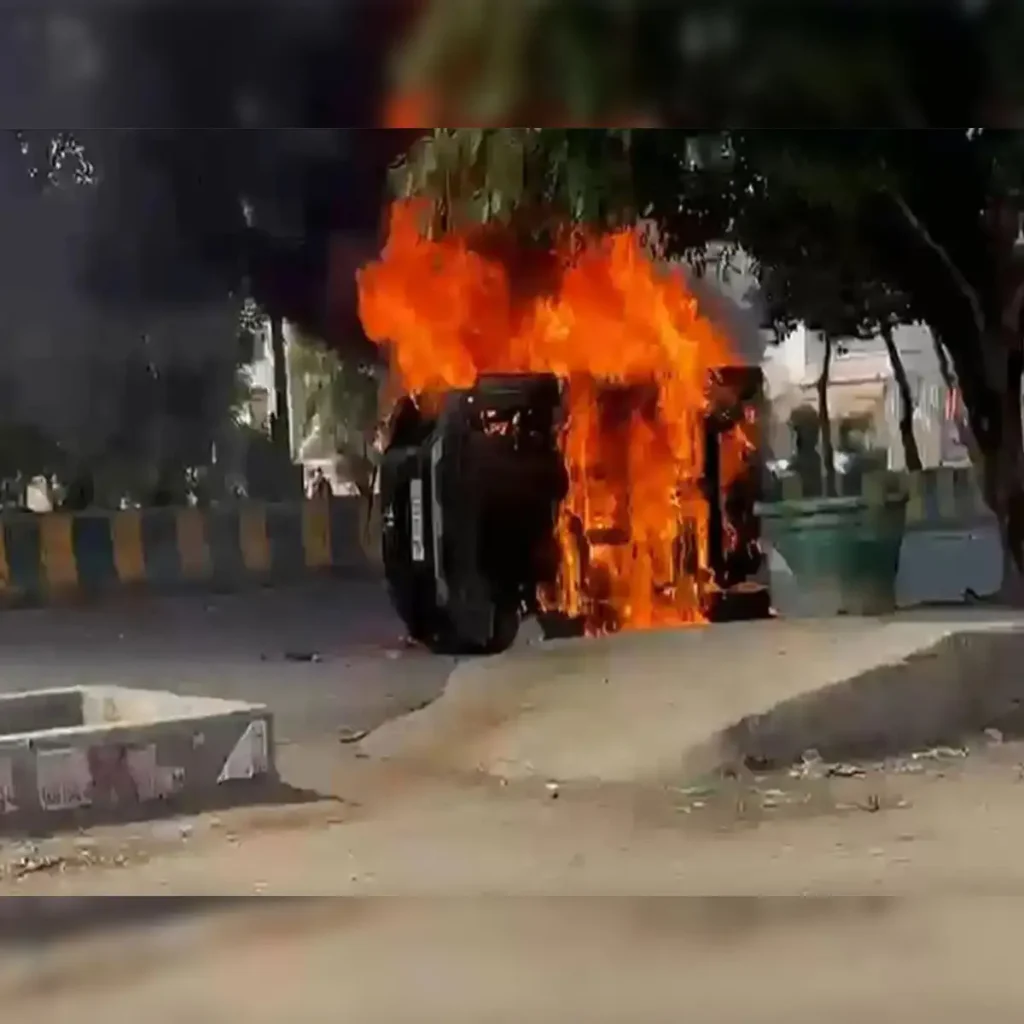 Protest by Workers in Noida