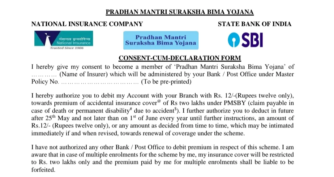Is deducting PMSBY premium responsibility of Bank?