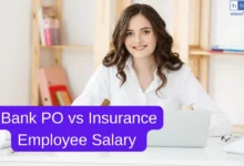 Comparison of Salary of Bank PO with Insurance Employees