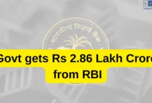 RBI Transfers Rs 2.86 Lakh Crore Surplus to Central Government for FY 2025-26