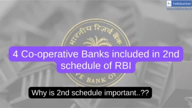 4 Co-operative Banks included in 2nd schedule of RBI