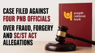 Case Filed Against Four PNB Officials Over Fraud, Forgery and SC/ST Act Allegations