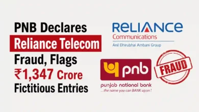 PNB Declares Reliance Telecom Fraud, Flags ₹1,347 Crore Fictitious Entries