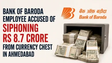 Bank of Baroda Employee Accused of Siphoning Rs 8.7 Crore from Currency Chest in Ahmedabad
