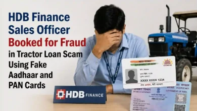 HDB Finance Sales Officer Booked for Fraud in Tractor Loan Scam Using Fake Aadhaar and PAN Cards
