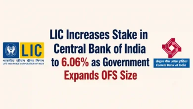 LIC Increases Stake in Central Bank of India to 6.06% as Government Expands OFS Size