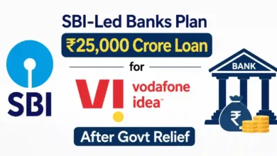 SBI-Led Banks Plan ₹25,000 Crore Loan for Vodafone Idea After Govt Relief