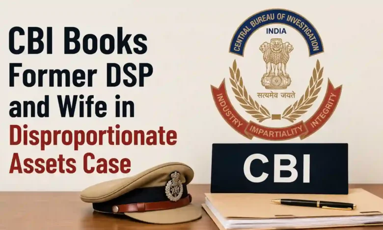 CBI Books Former DSP and Wife in Disproportionate Assets Case