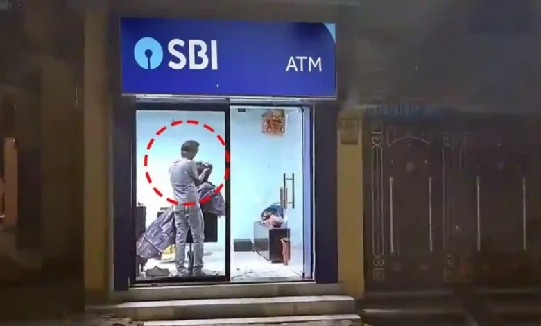 SBI ATM Board Removed After Viral Video Shows Hair Salon Running Inside Former ATM Kiosk