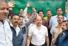 Nainital Bank Employees Protest Against Transfers and Pending Demands at Head Office