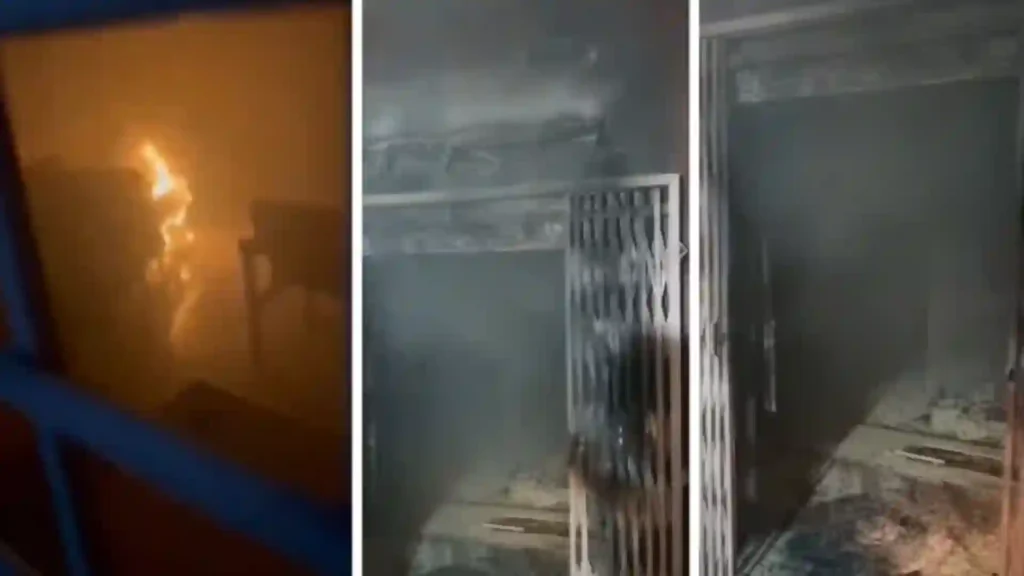 Massive Fire Erupts at Gwalior Collectorate After Transformer Blast